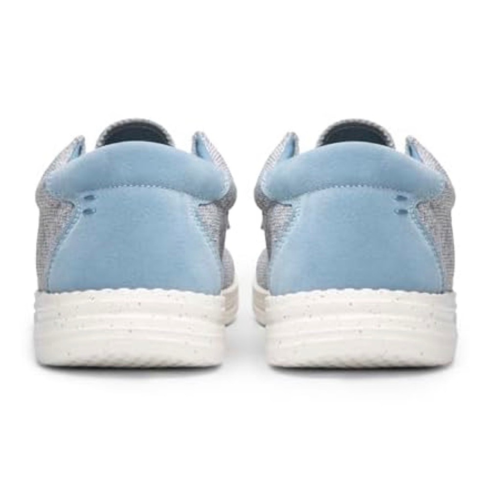 Bruno Marc Men Grey Blue Knit Slip On Casual Loafer Shoes Size 10.5 NEW - Picture 9 of 9